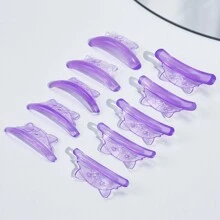 Libeauty Lash Lift Shield，10 件睫毛提升垫，睫毛提升垫，5 种尺寸，新设计，适合眼睛形状，硅胶提升垫用于睫毛烫发 - 彩色 - 查看 11
