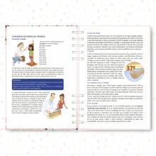 Vaccination Booklet Health Booklet Initials Alphabet Hardcover 118 Pages Pink Floral Girl Blue Sky Girl Cloud Letter Y - 淺粉色 - 查看 5