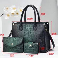 Women's Handbag 2025 Autumn And Winter New Item European And American Fashionable Shoulder Crossbody Bag - 綠色 - 查看 2