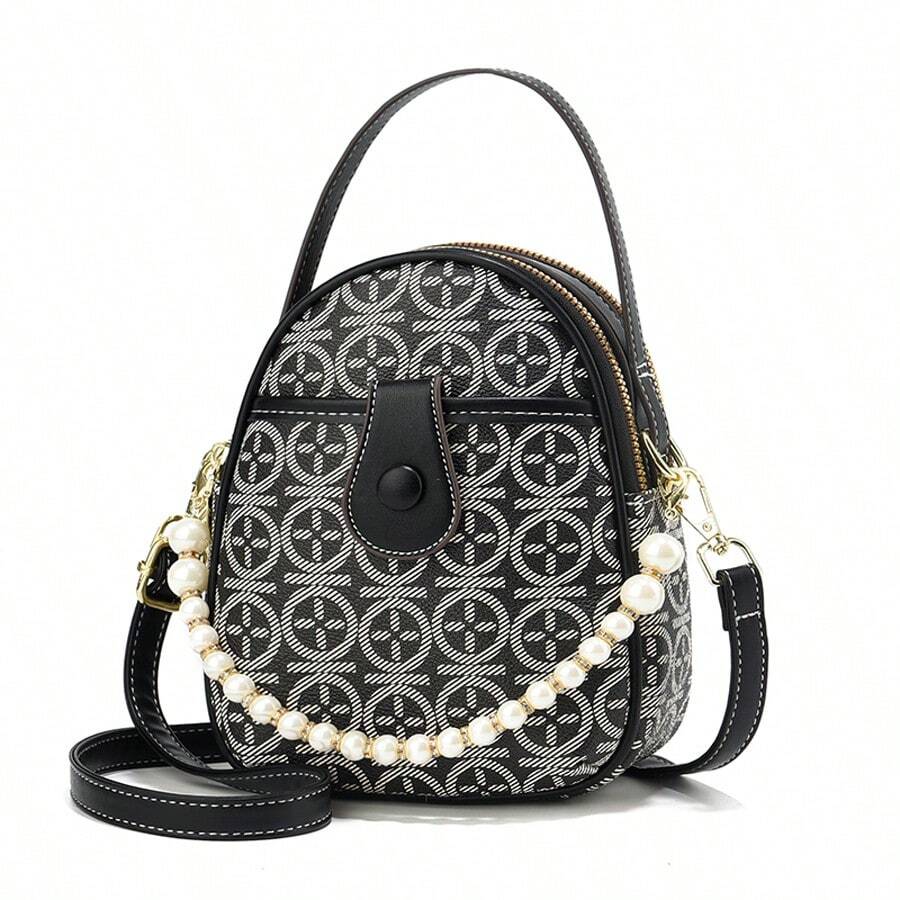 Mała modna torebka - przestronne wnętrze z wieloma kieszeniami, stylowy, warstwowy design, wygodny, regulowany pasek, ponadczasowa wszechstronność, zaprojektowana wyłącznie dla kobiet, idealna do codziennego użytku