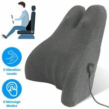 Soft Memory Foam Lumbar Support Cushion For Office Car Seat Back Chair Pillow - 灰色 - 查看 1