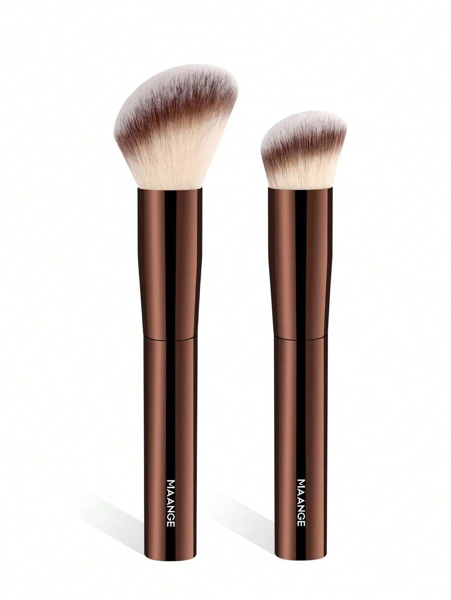MAANGE Bộ 2 cọ trang điểm chuyên nghiệp, bao gồm cọ nền và cọ che khuyết điểm, được làm từ chất liệu sợi mềm mại, tiện lợi mang theo, lý tưởng cho du lịch. Bộ sản phẩm gồm nhiều loại cọ trang điểm khác nhau, là sự kết hợp hoàn hảo các dụng cụ trang điểm, và cũng là một món quà tuyệt vời. - Cà phê nâu - Xem 1