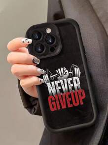 Fitness Slogan Rugged Phone Case, Shockproof & Scratch-Resistant Textured Painted Cover Compatible With IPhone 16 Pro Max, IPhone 15 Pro Max, IPhone P13, IPhone P14, IPhone P11, IPhone P12, IPhone XS/XR/7/8, Samsung Galaxy A50, A12, A32, A52, A72, A51, A21S, A13, A14, S22 Ultra, S23, A33, A53, S20 FE, Redmi 11, 12 Pro, 12/12X, Note 11, 9A, 9C, Poco X3 NFC, Redmi 10, 9, Note 9, 12C, Note 11 Pro, Redmi 10C, Note 8 Pro - Multicolor - View 2