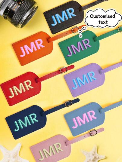 Text Customization Airplane Logo Can Be Customized With Your Exclusive Pattern, Luggage Tag, Passport Book, Suitable For Vacation, Flight, Return To School Family, Friends, For Anniversaries, For Birthdays, For Holiday/ Vacation, For Outdoors/Outings/Travel/Hiking/Stadium/Sports/Climbing, For Business/Commute/Work/Office