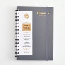 Planificador de agenda 2025 - 2026 - 18 meses, planes diarios, semanales y mensuales, de enero de 2025 a junio de 2026, calendario escolar, papel grueso de 100 g/m² adecuado para personal de oficina, maestros, suministros escolares - multicolor - Ver 14