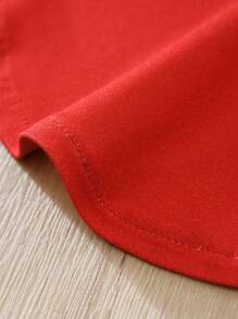 圣诞红色圣诞老人服装连帽衫，适合小型宠物狗猫，秋冬季