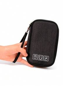 Various Cable Organizer Bag For Cables And Electronic Accessories - màu đen - Xem 1