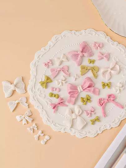 Silicone Mini Bow Knot & Crown Fondant Molds Chocolate Mould Crafts DIY Baking Tools, Valentine's Day Party, Home Decor, Home Gifts