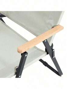 1-Piece Folding Outdoor Chair For Indoor, Outdoor Camping, Picnics, Beach,Backyard, BBQ, Party, Patio, Beige - 米色+牛津+Modern-1 - 查看 10