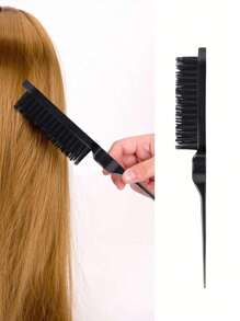 5pcs Bristle Hair Brush Set With Edge Control - For Men And Women - Unscented Mane Bristle Professional Barber Styling Brush For Thick/Thin Hair, No-Power Fade And Clipper Cleaning Comb, Slick Back Smoothing Tool Anti-Static Hair Comb, Scalp Massage Tool For Styling And HairdressingSlick Back, Teasing & Smoothing Combs-, Hair Brush, Comb, Hair Tools, Hair Brush, Mini Hair Brush, Detangling Brush, Hair Brushes, Hair Hair Products, Hair Tools, Hair Stuff, Curly Hair Brush, Hairdressing Equipment,Hair Brush,Slick Back Brush,Styling Brush,Curly Hair Brush,Edge Brush,Hair Comb,Brush Hair,Hair Brush Set,Comb Hair,Comb For Curls,Detangling Brush,Hair Brush For Women,Hair,Travel,Hair Products,Hair Tools,Hair Stuff,Barber,Barber Accessories,Barbershop,Hairdressing Equipment