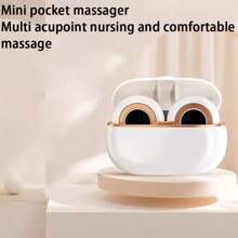 Household Portable Whole Body Massager Mini Pulse Cervical Vertebra Waist Back Massage Instrument Physiotherapy Function Neck Protection Instrument - White - View 3