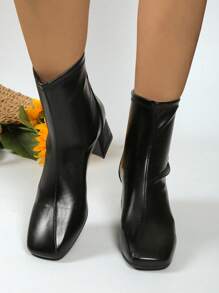 New Fashionable, Exquisite, Fashion , Independent Short Boots - Black - View 15