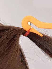 1pc Pink Hair Tie Remover, Simple And Convenient, Does Not Damage Hair, One-Time Elastic Band Removal Tool,Pink Accessories ,Hair Styling Tools