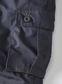 AKARMY Men's Casual Cargo Pants  BDU Camo Pants Combat Work Pants With 8 Pockets Outdoor Hiking Pants Multi-Pockets Pants (No Belt) - 戰術狼灰 - 查看 6