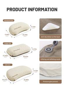 Naturehike 充气露营枕头，超轻二合一露营枕头，户外旅行