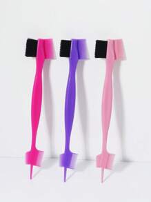 3 件套美发梳套装双面边缘控制发刷梳子组合，发刷，梳子，美发工具，美发产品及配件适用于理发沙龙美容旅行必需品 - 彩色 - 查看 6