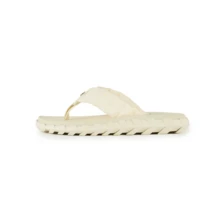Promotion Kenner MEGAH Premium Soft Lightweight Black White Flip Flop Sandal - Megah trắng - Xem 3