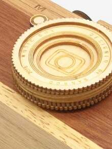 1 hộp nhạc mô hình máy ảnh bằng gỗ nhiều màu - Nhiều màu - Xem 5