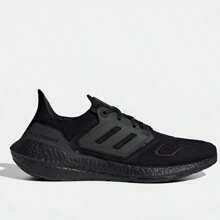 Adidas ULTRABOOST男士緩震運動跑步鞋透氣輕便 - 黑色 - 查看 2