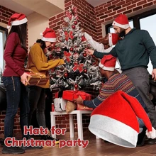 圣诞装饰圣诞帽，圣诞袜，迷你圣诞帽制造商批发圣诞装饰圣诞派对 - 彩色 - 查看 4