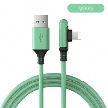durcord Cable de carga súper largo de 1,8 m/5,9 pies/70,8 pulgadas [Certificado MFi] Cable de carga rápida USB multicolor con adhesivo líquido suave compatible con iPhone 13/12/11 Pro Max/XS MAX/XR/XS/X/8/7 Plus - Color Macarrón compatible con iPhone 14 Pro Max, 14 Pro, 14 Plus, 13 Pro Max, 13 Pro, 13, 12 Pro, 12, 11, XS, XR, 8 Plus, 8, 7, 6, 5, SE, para iPad Lightning, ángulo recto de 90 grados