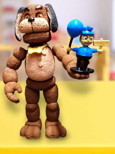 FIVE NIGHTS AT FREDDY FIGURAS ARICULADAS 22 CM DE ALTURA CON LUZ LED DIVERSOS PERSONAJES, FREDDY FOXI