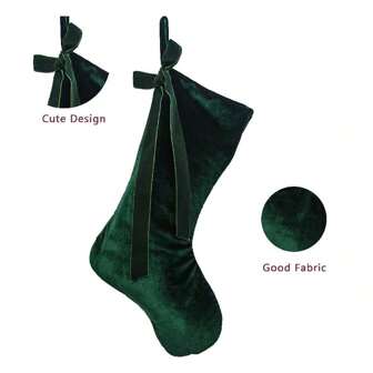 节日红色或绿色针织长袜、圣诞节、圣诞老人主题吊坠、现代家居和派对装饰品、适合节日庆祝活动、圣诞袜、圣诞针织长袜、21 英寸圣诞袜装饰品、圣诞袜吊坠礼品袋、圣诞装饰品、场景装饰品、万圣节、万圣节装饰