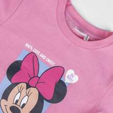 Disney Tuta da ginnastica in cotone vellutato con licenza ufficiale di design unico, morbida, calda e confortevole - Multicolore - Visualizzare 3