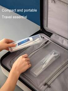 1 件透明便携式牙刷收纳盒翻盖化妆刷收纳盒眉笔收纳盒便携式化妆刷盒旅行牙刷收纳盒户外旅行必备配件户外办公室返校旅行必需品健身学校用品假日露营假日必需品假期迷你女士香水男士香水沙滩瓶旅行配件旅行必备品暑期学校配件东西返校用品 - 彩色 - 查看 6