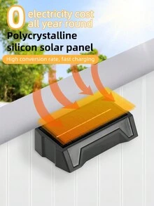 Đèn năng lượng mặt trời ngoài trời 1LED 12 màu chuyển đổi, Đèn ngoài trời chống nước cho hàng rào sân vườn, nhà để xe, Đèn hàng rào năng lượng mặt trời ngoài trời, Đèn hàng rào năng lượng mặt trời chống nước IP65 ngoài trời, Đèn sàn năng lượng mặt trời cho ngoài trời, Sân sau/Lan can/Bậc thang/Sân/Hàng rào sàn/Lan can cầu thang và tường - 1LED + 12 màu thay đổi - Xem 5