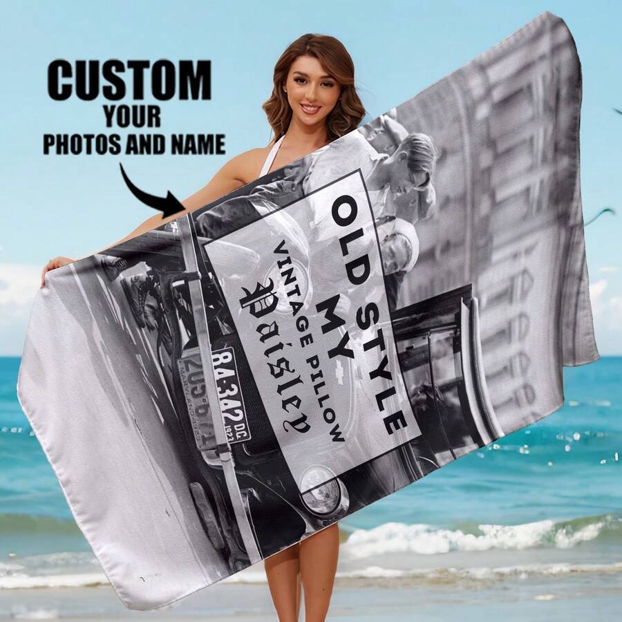 Manta/toalla de playa personalizada, toalla de playa personalizada con nombre, toalla de baño con texto personalizado, toalla de piscina para adultos, toalla de baño para niños, regalo de vacaciones, playa, surf, toalla de playa, regalo conmemorativo de boda para parejas, regalo de San Valentín/cumpleaños, nombre de amigo/pareja/familia/mascota, aniversario/cumpleaños, toalla de piscina para adultos, regalo de vacaciones, toalla de playa, artículos esenciales de boda, accesorios para el automóvil, Pascua, viaje de verano, artículos esenciales de verano, playa, piscina, artículos de baño
