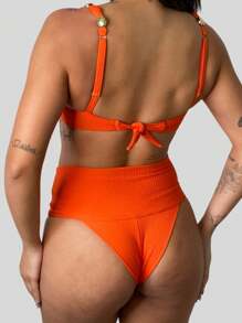 Women Bikini Sets - trái cam - Xem 4