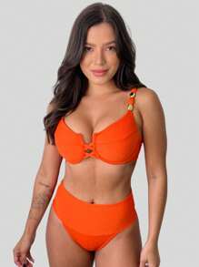 Women Bikini Sets - trái cam - Xem 1
