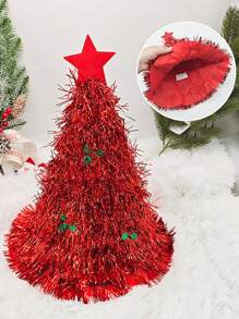 1 件圣诞树帽装饰圣诞礼物拍照道具派对装扮，万圣节，万圣节装饰