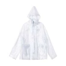 Augusta Sportswear Clear Hooded Rain Jacket - (SA4803) - White - View 1