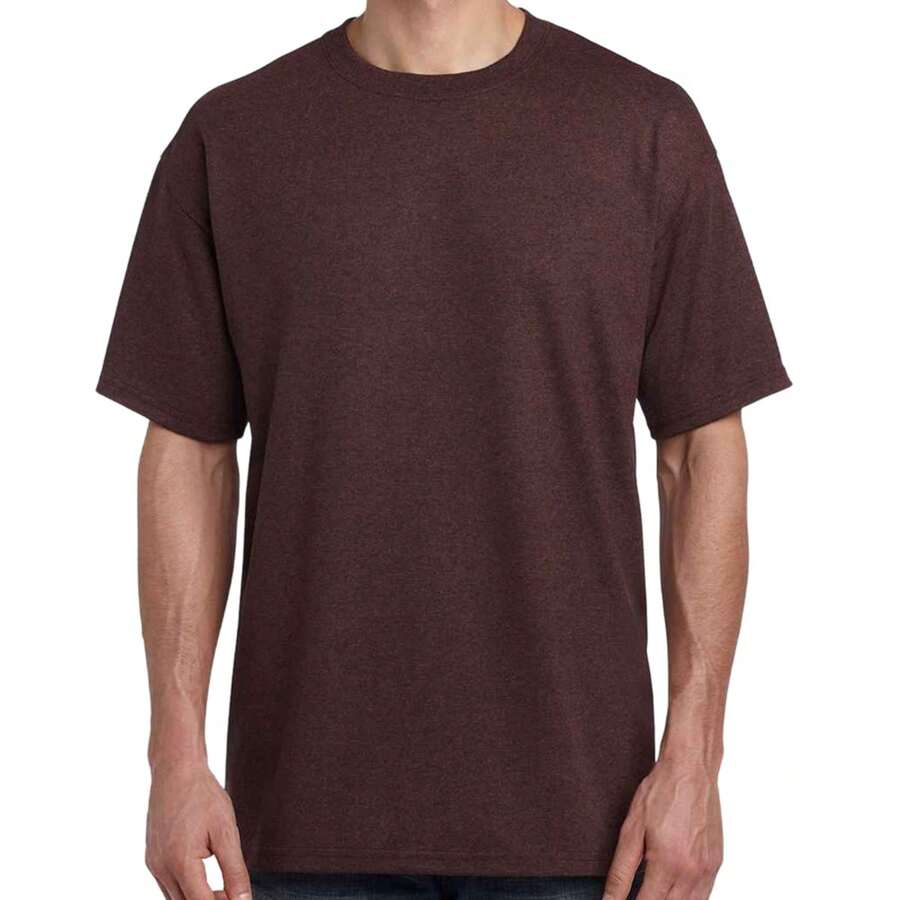 Gildan Mens Heavy Cotton T-Shirt (Russet) - Brown - View 1