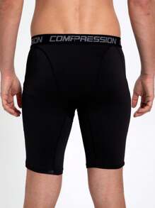 3 件套男友风格男士压缩短裤，透气速干运动紧身裤，适合跑步、锻炼、健身内衣