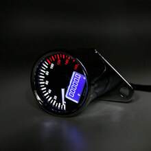Universal Motorcycle 12v LCD Digital Speedometer Odometer Fuel Gauge Cafe Racer Bobber Touring Dirt Bike - universal - View 7
