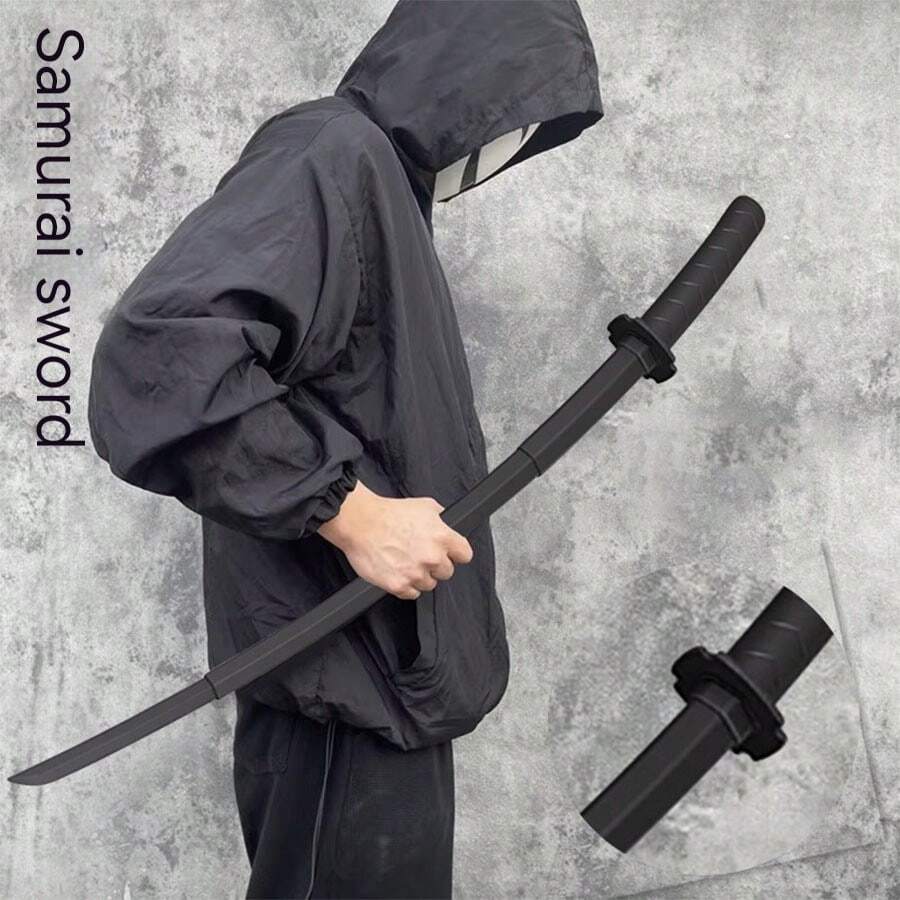 Đồ chơi kiếm Samurai có thể mở rộng in 3D, kiếm xoắn ốc có thể thu vào bằng trọng lực, đồ chơi vũ khí chiến binh giảm căng thẳng, Katana, kiếm, vũ khí