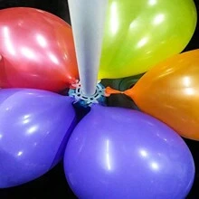 60pcs Balloon Clips, Tinabless Balloon Connectors For Balloon Arch, Column Stand And Flower Decoration,Christmas