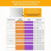 1PC IPad 9 Generation 10.2-Inch Cute Cat Tri-Fold Transparent Shockproof Case 7/8/10 Generation 2024 New MINI5 - White - View 11