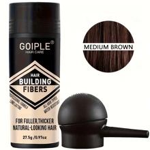 27.5克天然增发纤维，适用于头发稀疏人群，可染色，填充发际线和鬓角，隐形，防汗，持久耐用 - 0.97oz/ 27.5g - 查看 23