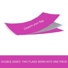 Thảm treo tường cờ tùy chỉnh hai mặt với ý tưởng, ảnh, tác phẩm nghệ thuật, logo của bạn sử dụng màu sắc bạn chọn, chịu lực, thảm treo tường cờ hai mặt 3 lớp mọi kích thước cờ cá nhân hóa cờ vườn, biểu ngữ có logo hoặc hình ảnh của riêng bạn trang trí tường với 4 khoen đồng - Nhiều màu - Xem 3