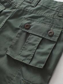 AKARMY Men's Casual Cargo Pants  BDU Camo Pants Combat Work Pants With 8 Pockets Outdoor Hiking Pants Multi-Pockets Pants (No Belt) - Xanh lá cây chiến thuật của quân đội - Xem 6