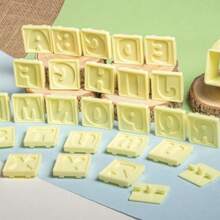 Ejetor Max Letras Alfabeto Para Moldar Docinhos Briadeiro Bluestar Doces 3D Modelador