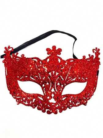 1pc-10pcs Luxury Venice Masquerade Mask, Sexy Fox Eye Mask For Women, Costume Party For Christmas And Halloween