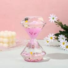1pc Creative Jelly Pudding Color Stress Relief Oil Leakage Ornament Cartoon Liquid Hourglass Timer, Random Internal Decor - Multicolor - View 19