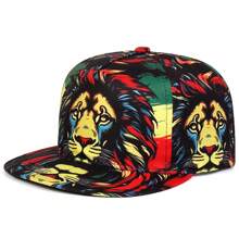 1 pieza Gorra de béisbol de moda para hombres con estampado de calavera y rosa, ajustable, unisex, protección solar para exteriores, adecuada para primavera/otoño, viajes, fiestas en la playa - impresión - Ver 14