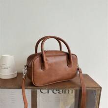 New Camera Bag Versatile Boston Pillow Bag Handheld Crossbody Bag Female - Brown - View 2