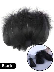 100/300PCS Goose Feathers For Crafts 4-8cm 8-12cm Swan Plumes DIY Gift Package Handmade Wedding Party Handicraft Accessories Decoration Dream Catcher Feathers,Christmas Valentine Day - Multicolor - View 29